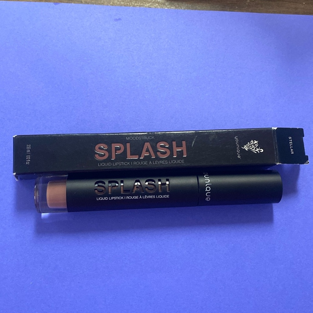 YOUNIQUE MOODSTRUCK SPLASH LIQUID LIPSTICK NIB STELLAR NEW IN BOX